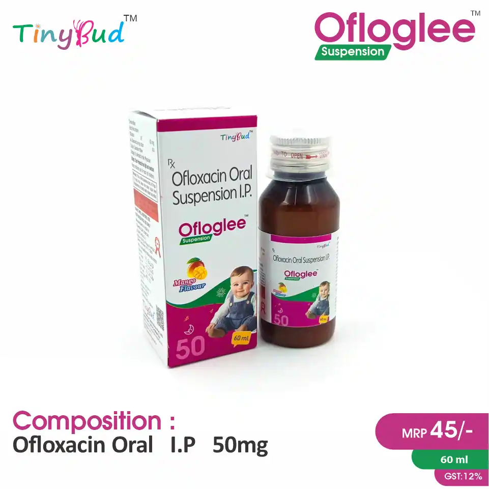 Ofloxacin (50mg/5ml) Suspension in PCD Pharma Franchise at Best Price